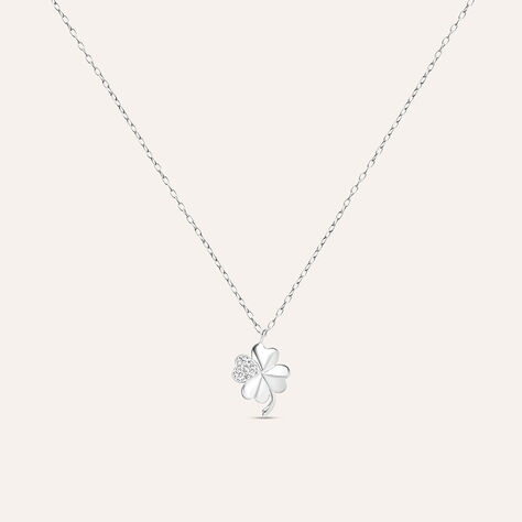 Collana Claire Oro Bianco Cubic Zirconia - Collane Donna | Stroili