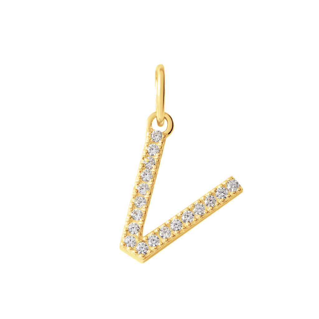 Pendente Poème Oro Giallo Cubic Zirconia - Ciondoli Donna | Stroili