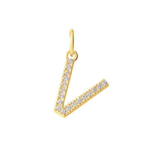 Pendente Poème Oro Giallo Cubic Zirconia - Ciondoli Donna | Stroili