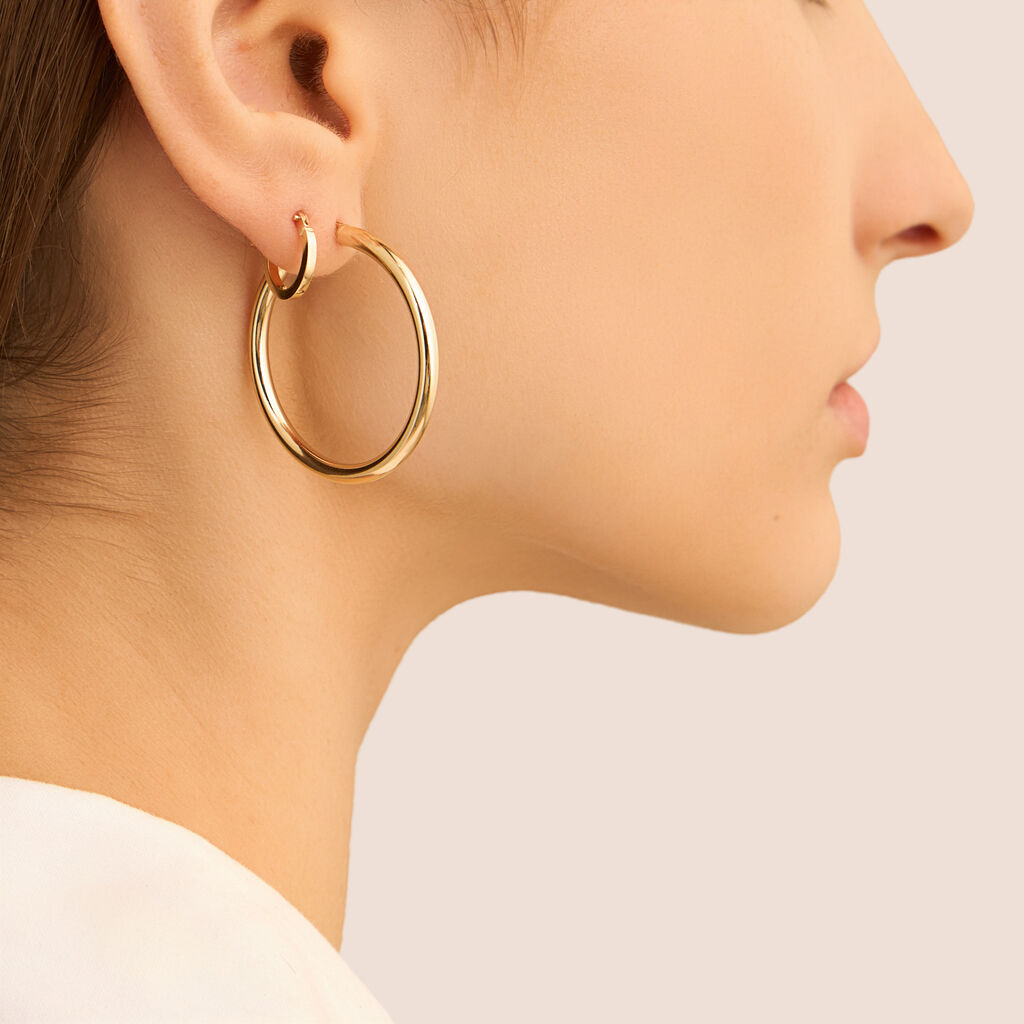 Orecchini A Cerchio Toujours Oro Giallo - Orecchini a Cerchio Donna | Stroili
