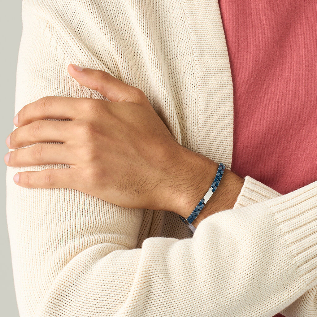 Bracciale Man Code Acciaio Bicolore - Bracciali Uomo | Stroili