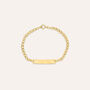 Bracciale Con Targhetta Holy Oro Giallo
