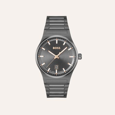 Orologio Al Quarzo Hugo Boss Candor 1514078 - Orologi con Datario Uomo | Stroili