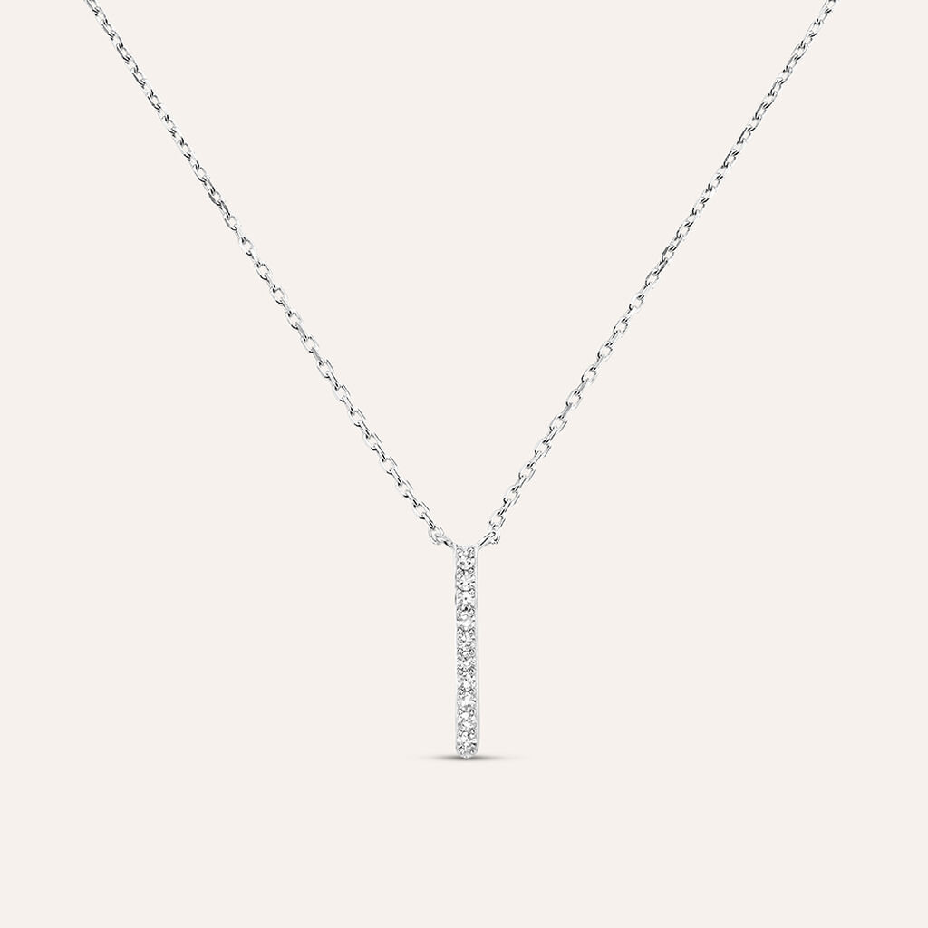 Collana Sophia Oro Bianco Diamante