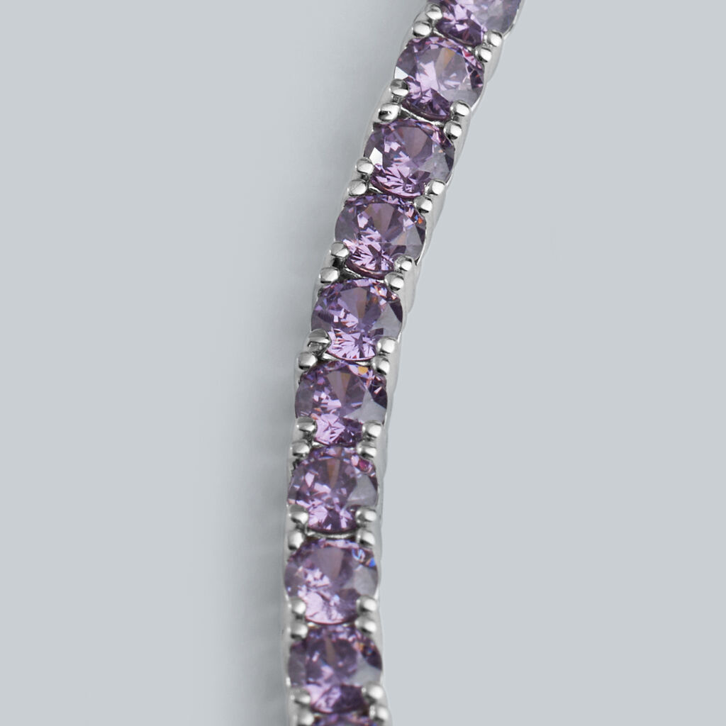 Bracciale Tennis Silver Rainbow Argento Rodiato Cubic Zirconia - Bracciali Tennis Donna | Stroili