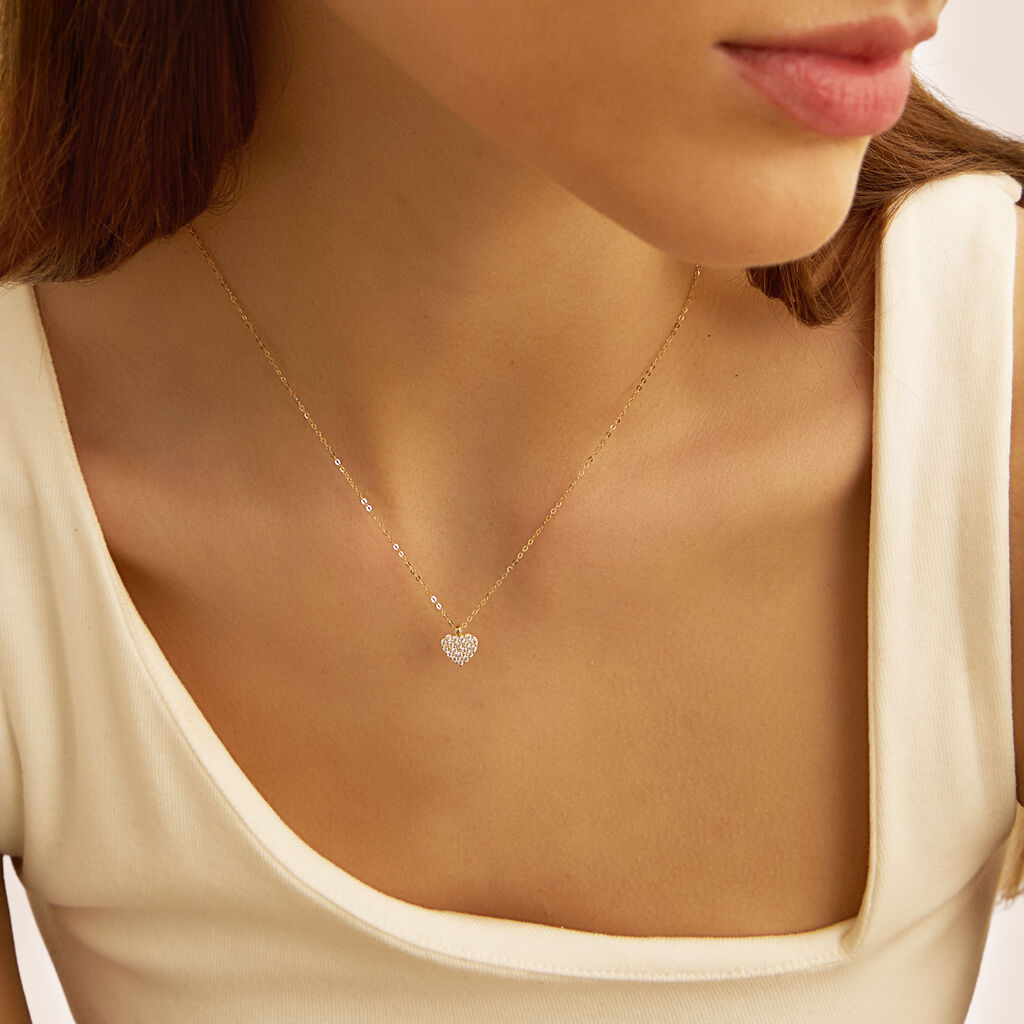 Collana Claire Oro Giallo Cubic Zirconia - Collane Donna | Stroili