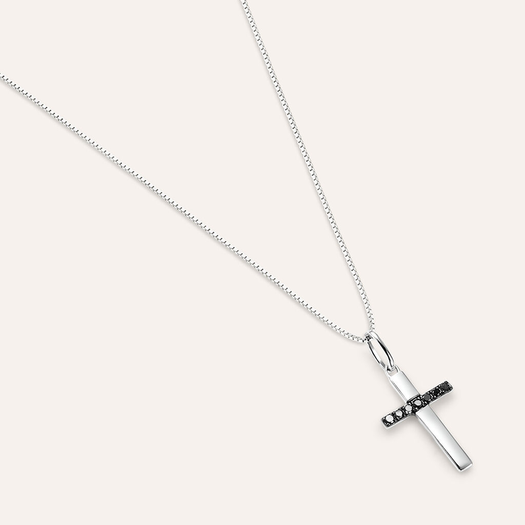 Pendente L'homme Diamant Oro Bianco Diamante