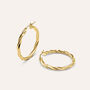 Orecchini A Cerchio Gold Essence Oro Giallo