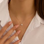 Collana Punto Luce Claire Oro Giallo Cubic Zirconia