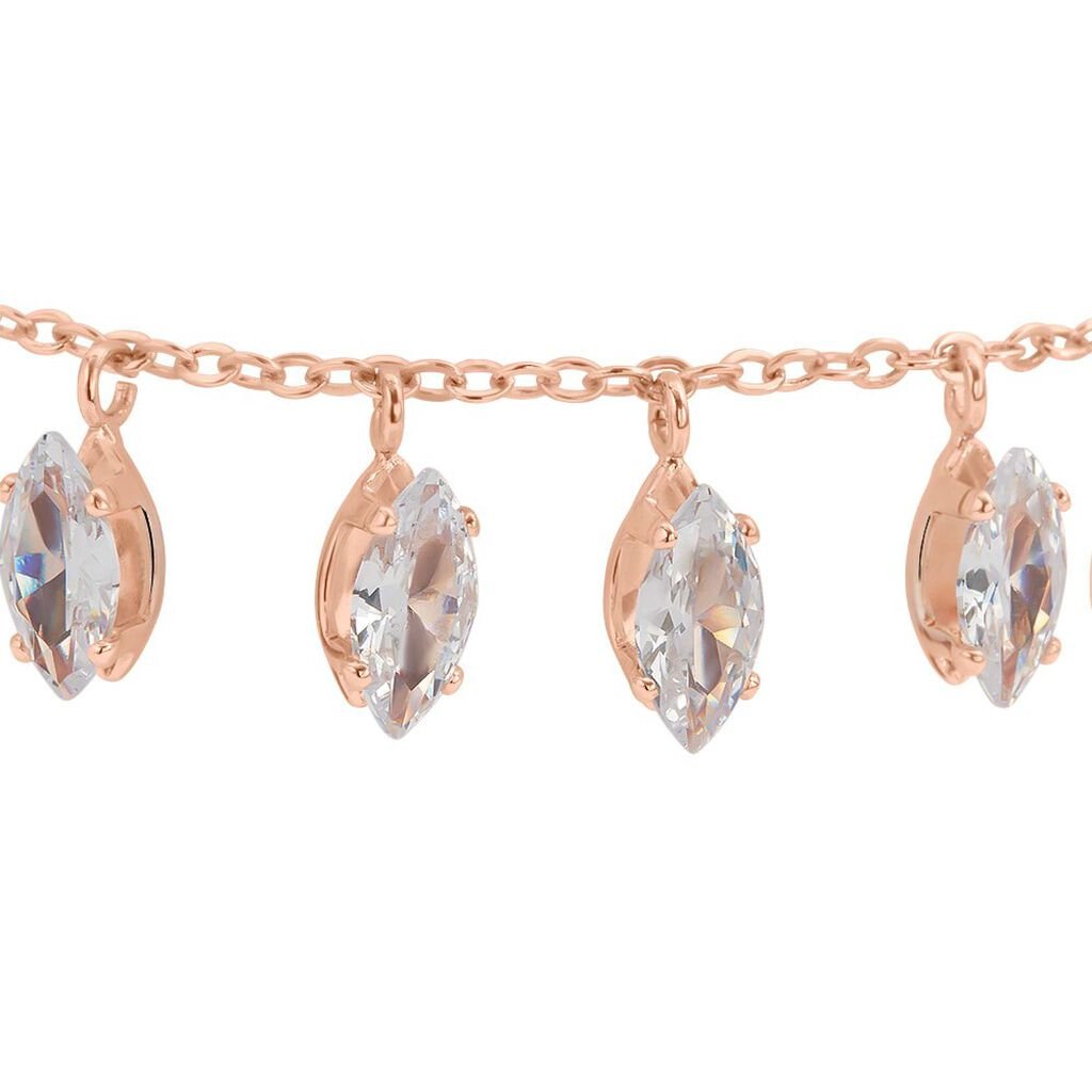 Bracciale Multi Punto Luce Romantic Shine Metallo Rosa Cristallo - Bracciali Donna | Stroili