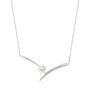 Collana Punto Luce Claire Oro Bianco Cubic Zirconia