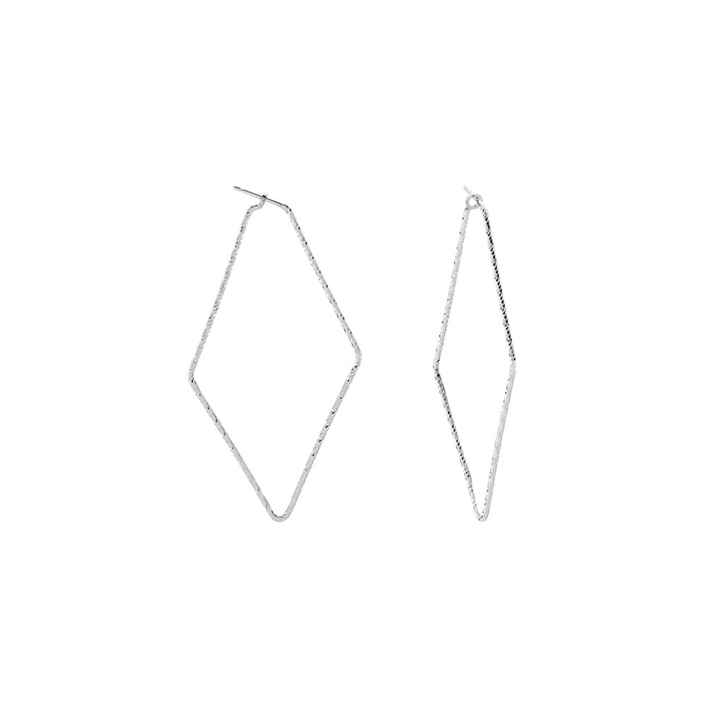 Orecchini A Cerchio Silver Collection Argento Rodiato - Orecchini a Cerchio Donna | Stroili
