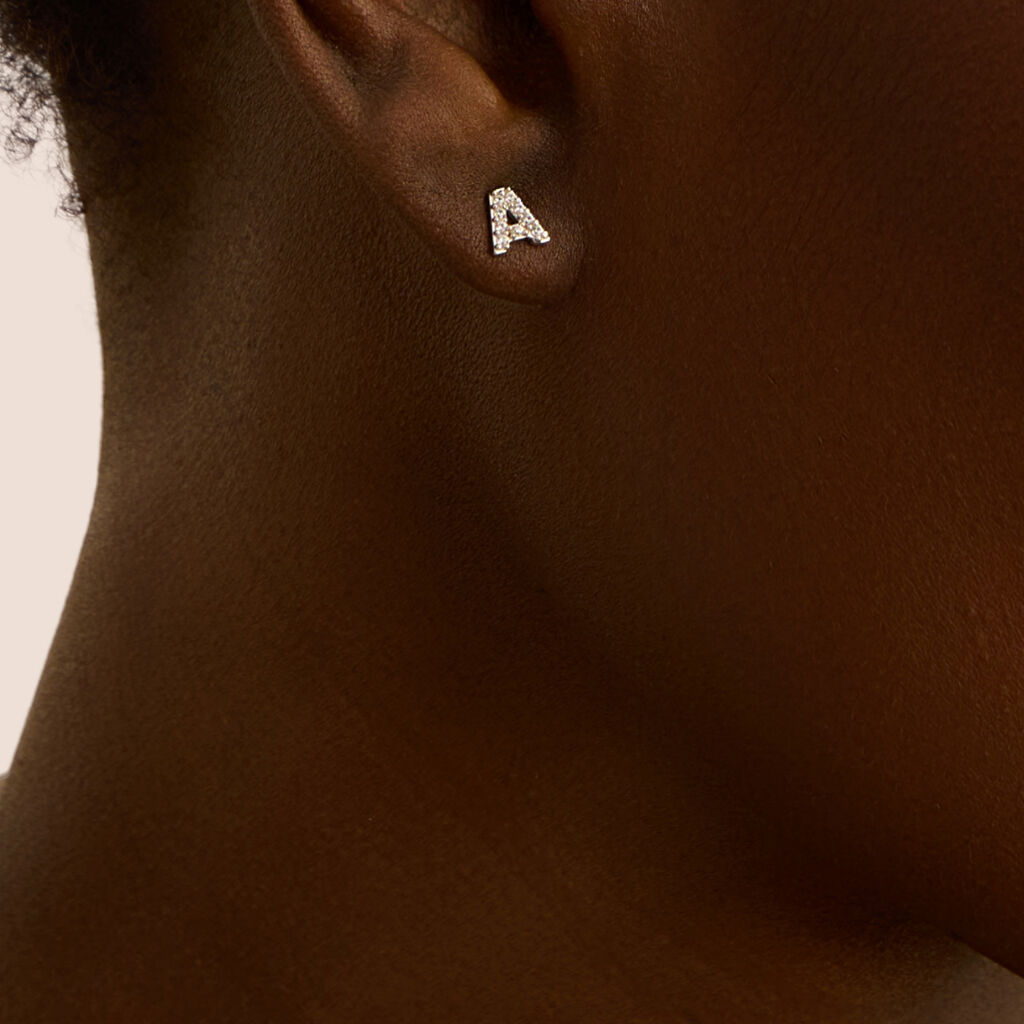 Mono Orecchino Lobo Silver Moments Argento Rodiato Cubic Zirconia