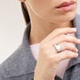 Anello Fascia Desideria Argento Nobile Rodiato