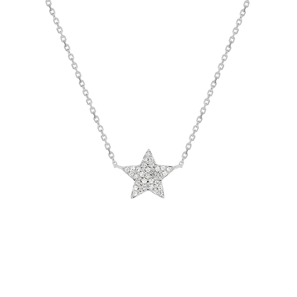 Collana Sophia Oro Bianco Diamante - Collane Donna | Stroili