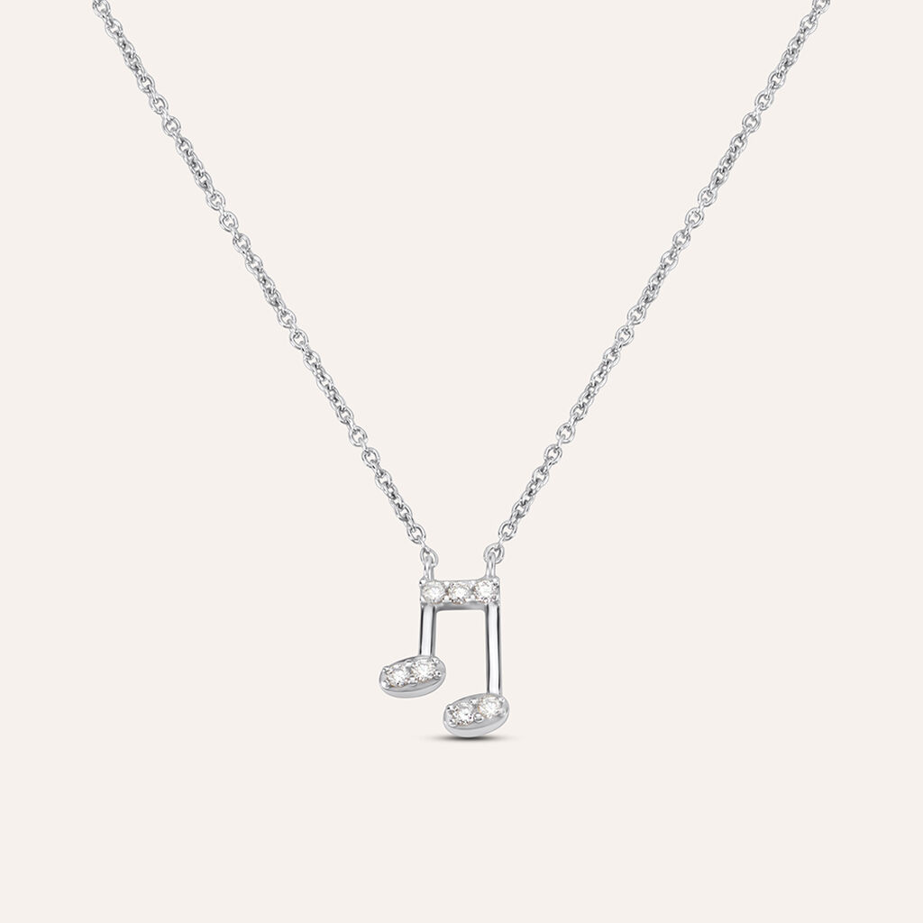 Collana Silver Moments Argento Rodiato Cubic Zirconia