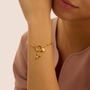 Pendente Love Beats Argento Dorato