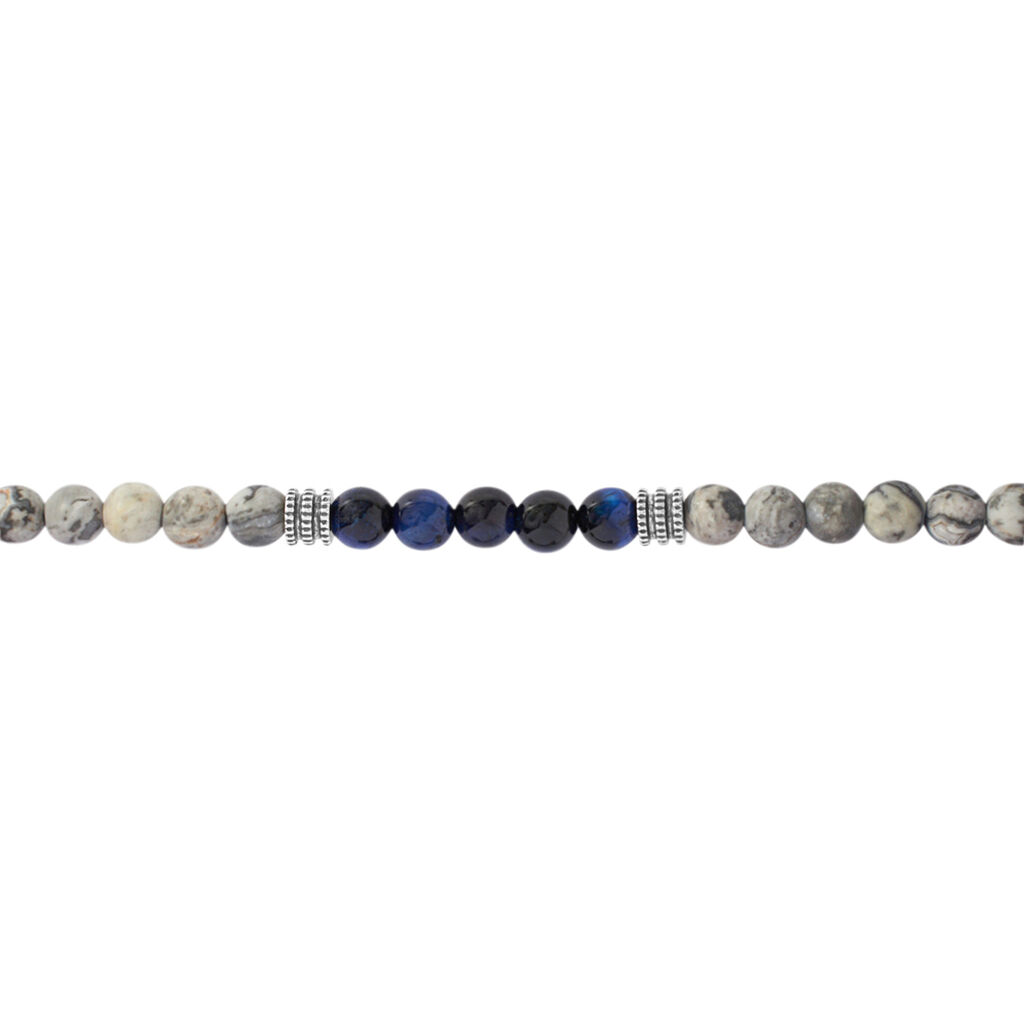 Bracciale Man Code Ottone Nero Map Stone - Bracciali Uomo | Stroili