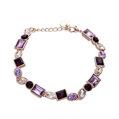 Bracciale Violet Ottone Rosa Cristallo - Bracciali Donna | Stroili