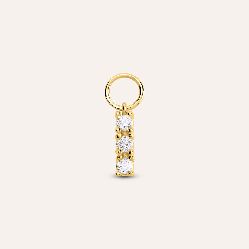 Charm Trilogy Toujours Oro Giallo Cubic Zirconia - Orecchini Componibili Donna | Stroili