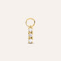 Charm Trilogy Toujours Oro Giallo Cubic Zirconia