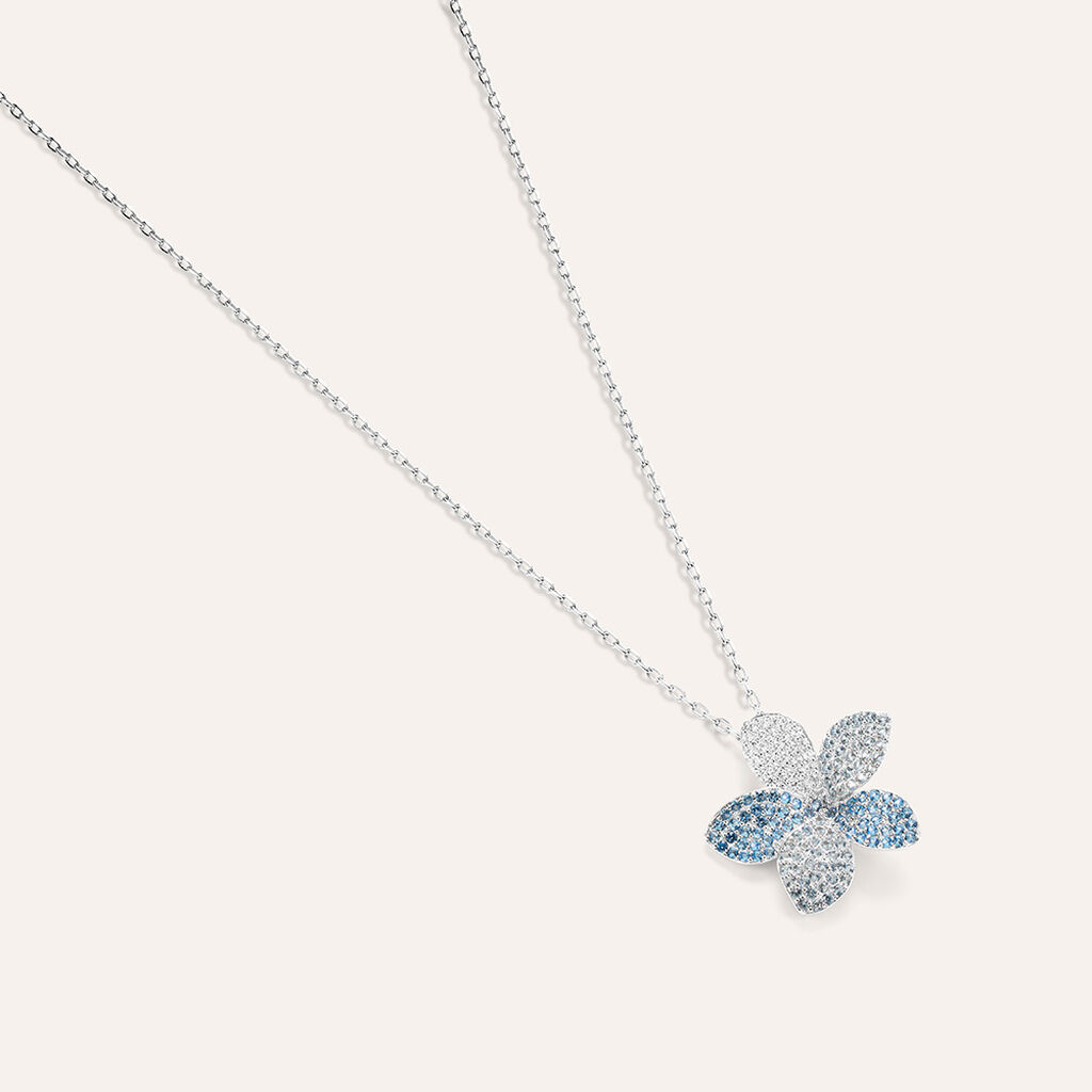 Collana Silver Shine Argento Rodiato Cubic Zirconia