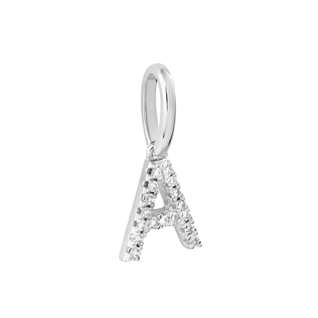 Pendente Sophia Oro Bianco Diamante - Ciondoli Donna | Stroili