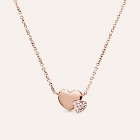 Collana Silver Moments Argento Rosa Cubic Zirconia - Collane Donna | Stroili