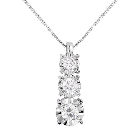 Collana Donna Freccia Di Cupido Con Zircone - Gioiello A Forma Di Costellazione In Oro Per Moglie O Fidanzata