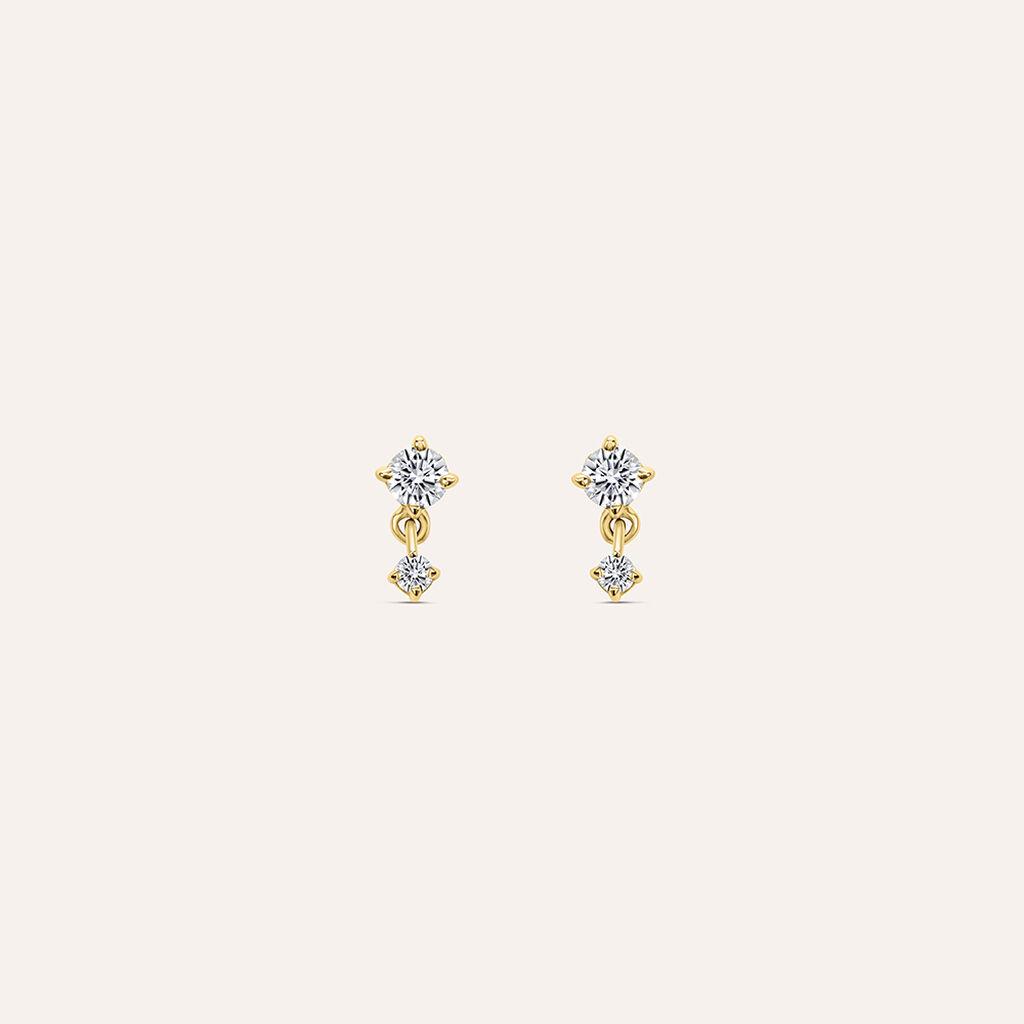Orecchini Lobo Diamade Glam Oro Giallo Diamante Lab-Grown - Orecchini a Lobo Donna | Stroili