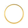 Fede Classica Diamantata 4 mm Oro Giallo