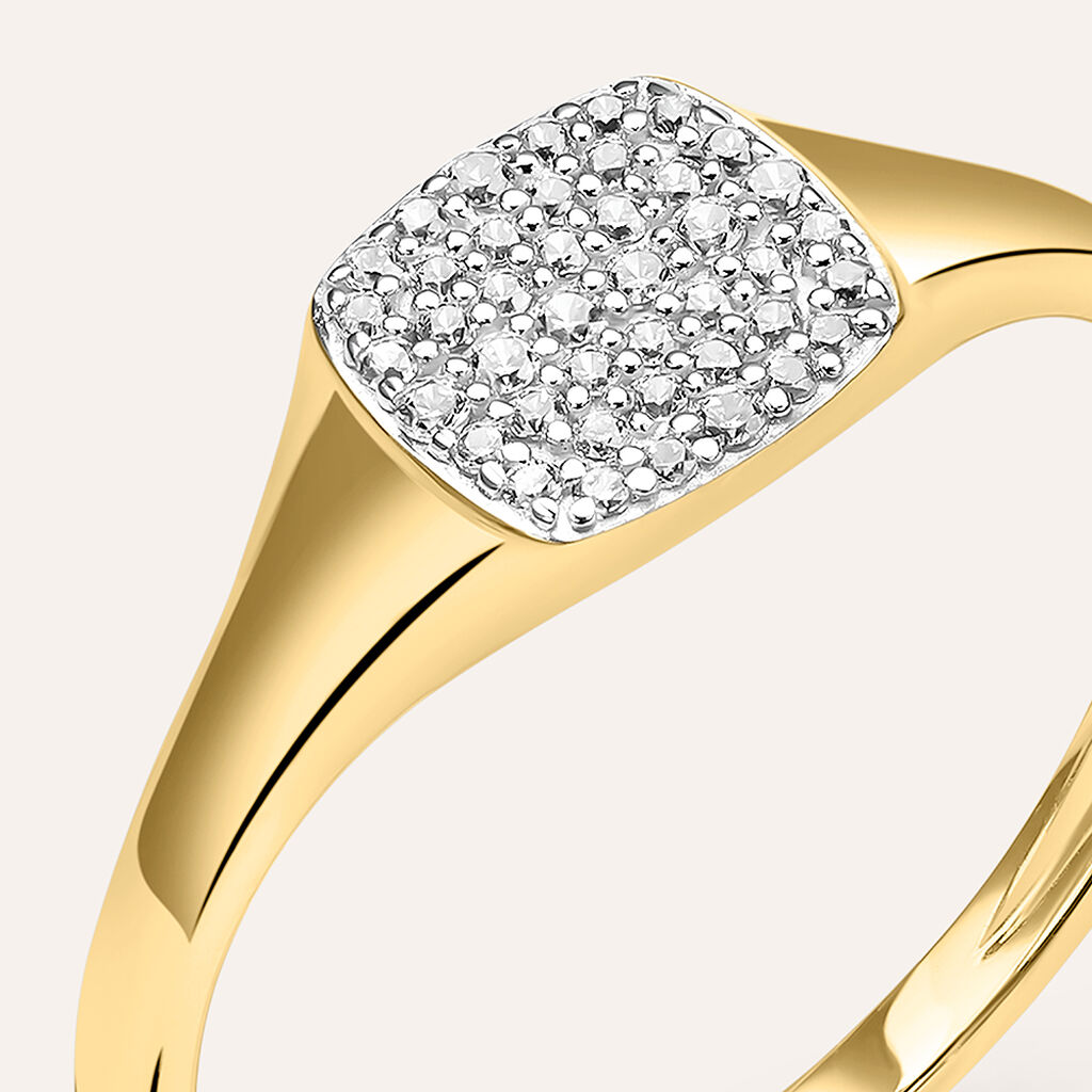 Carissima Orecchini A Perno In Oro Giallo 18ct Con Zirconia Cubica 7mm – Eleganza Italiana, Regalo Di Lusso