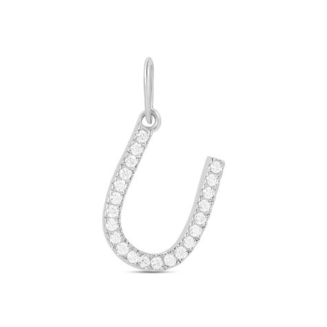 Pendente Poème Oro Bianco Cubic Zirconia - Ciondoli Donna | Stroili