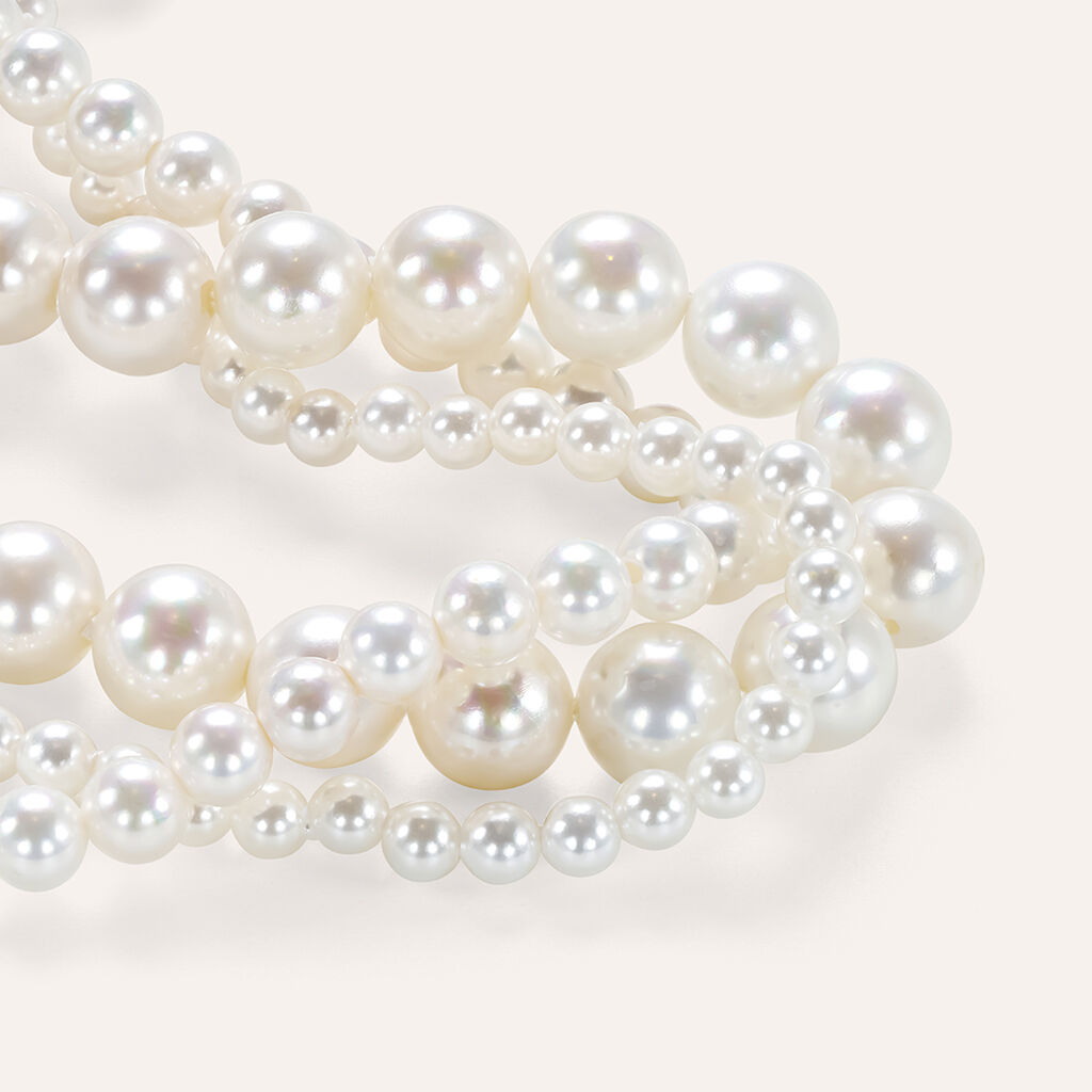 Bracciale Silver Pearls Argento Rodiato Perla sintentica Cubic Zirconia - Bracciali Donna | Stroili