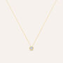 Collana Punto Luce Claire Oro Giallo Cubic Zirconia