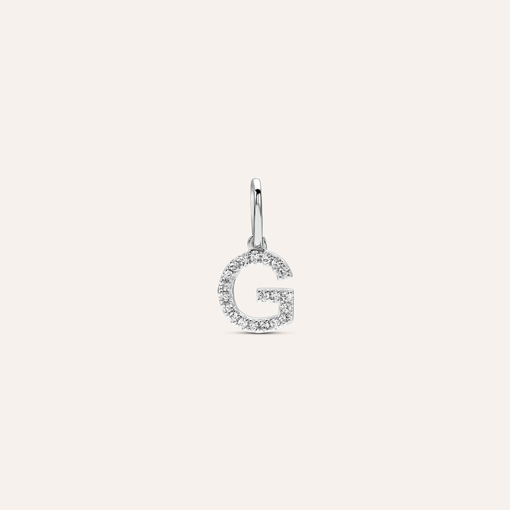 Pendente Sophia Oro Bianco Diamante - Ciondoli Donna | Stroili