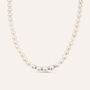 Collana Gold Pearls Oro Bianco Perla D'Acqua Dolce Diamante