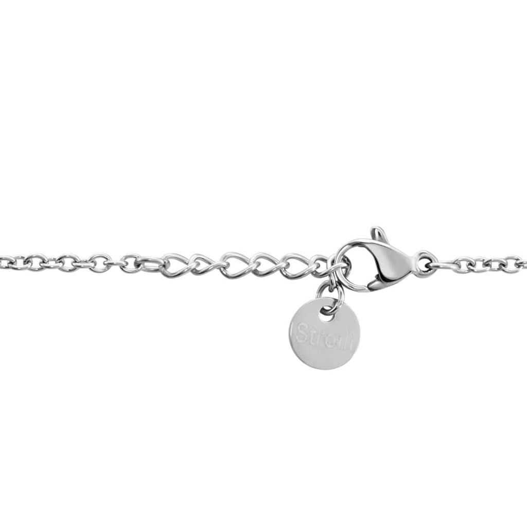 Cavigliera Lady Chic Acciaio Bicolore Bianco / Rosa Cristallo - Cavigliere Donna | Stroili