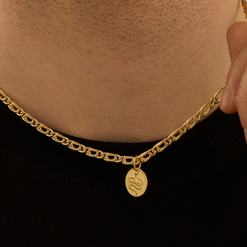 Pendente Serpente L'homme Or Oro Giallo - Ciondoli Uomo | Stroili