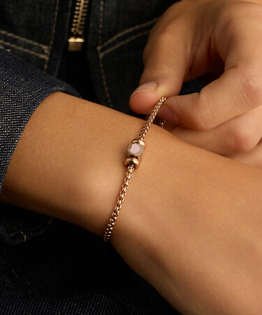 Charm Essential Code Acciaio Rosa