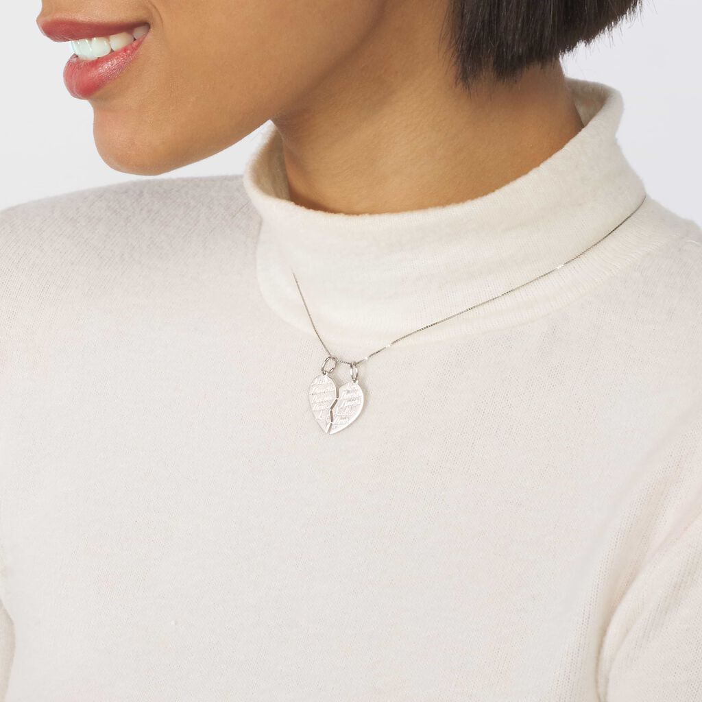 Pendente Silver Collection Argento Rodiato - Ciondoli con Incisione Unisex | Stroili