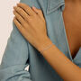 Bracciale Tennis Claire Oro Bianco Cubic Zirconia