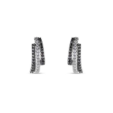 Orecchini Lobo Sophia Oro Bianco Diamante