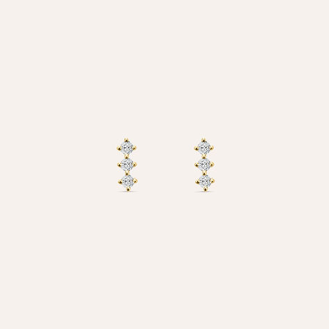 Orecchini Lobo Diamade Glam Oro Giallo Diamante Lab-Grown - Orecchini a Lobo Donna | Stroili