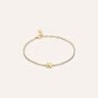 Bracciale Tennis Aura Acciaio Dorato Cubic Zirconia