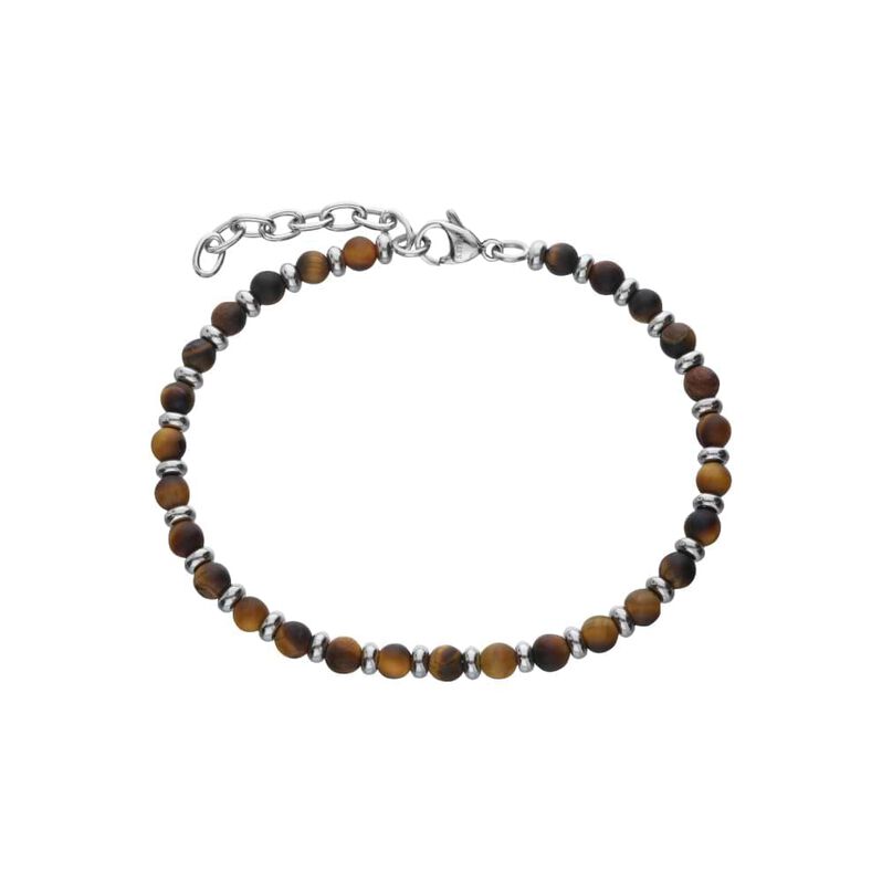 Bracciale Articolo Aggiuntivo Cassa Acciaio Occhio di tigre - Bracciali Uomo | Stroili