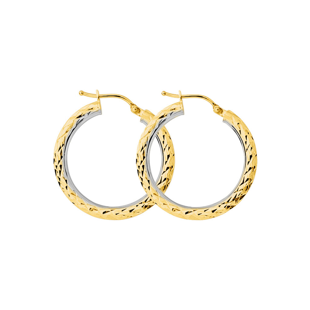 Orecchini A Cerchio Toujours Oro Bicolore - Orecchini a Cerchio Donna | Stroili