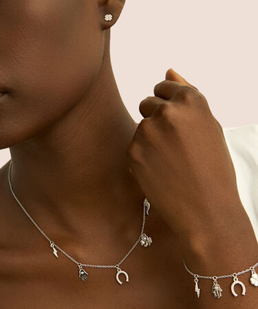 Collana Silver Moments Argento Rodiato Cubic Zirconia