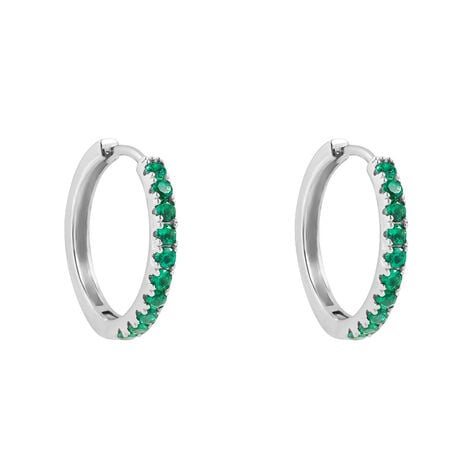 Orecchini A Cerchio Silver Rainbow Argento Rodiato Cubic Zirconia - Orecchini a Cerchio Donna | Stroili