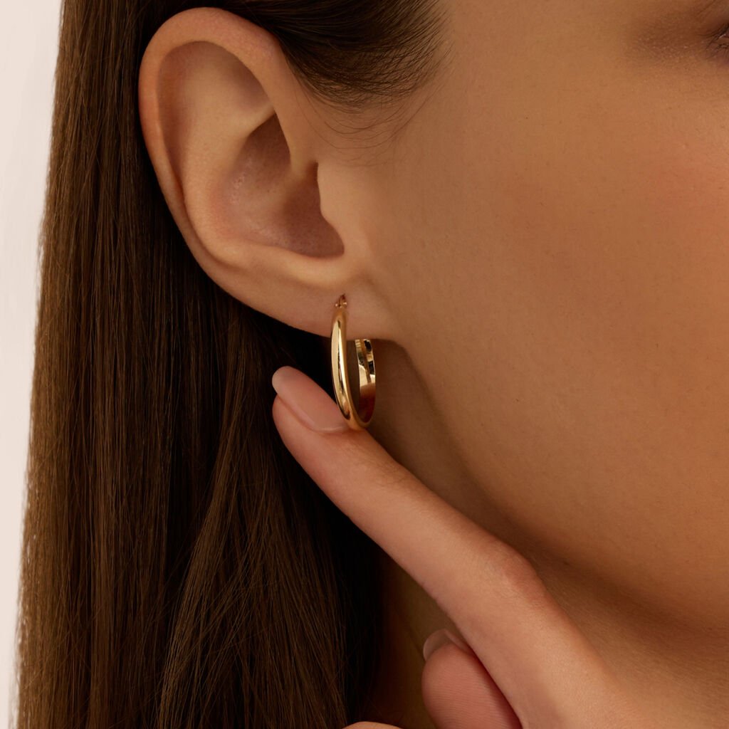 Orecchini A Cerchio Toujours Oro Giallo - Orecchini a Cerchio Donna | Stroili